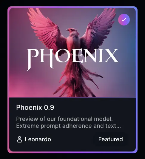 【Leonardo.AI】Phoenix0.9